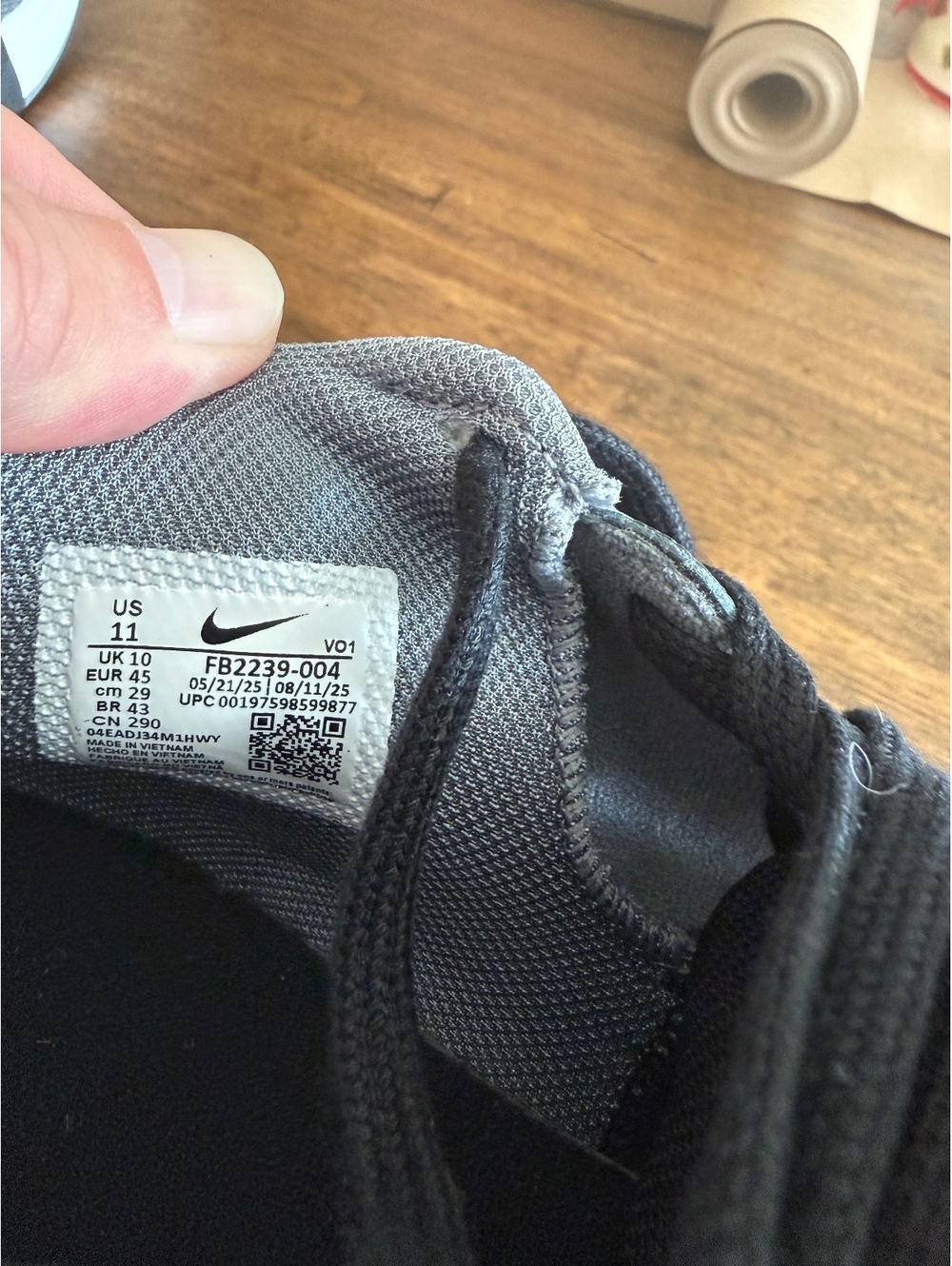 NIKE LEBRON WITNESS 8 BASKETBALL SHOES GREY FB2239-004 NEW - Picture 7 of 9